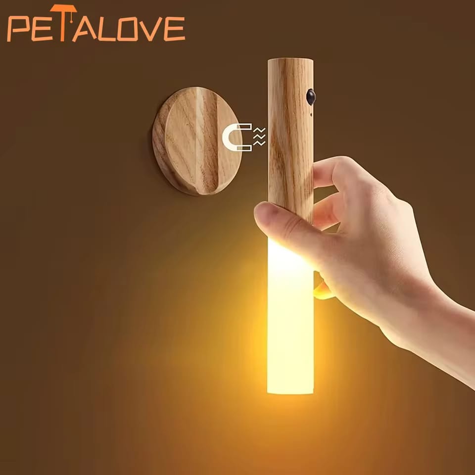 Aplique de pared magnético con luz noctu